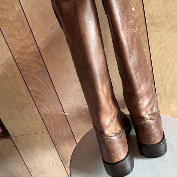 Old West Women's Riding Boot Round Toe Womans Brown  Lb1624 sz 6.5 - Picture 7 of 14